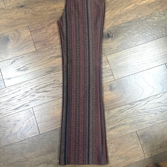 LISETTE Stretch Bootcut Pant Brown Tapestry Sz 6 NWOT - Picture 2 of 5
